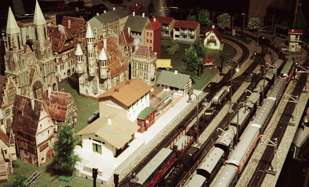 Der Bahnhof 1961 aus einem anderen Blickwinkel