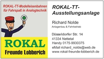 Visitenkarte des ROKAL-Freunds Richard Nolde